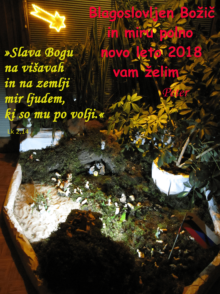 Božično novoletno voščilo 2018